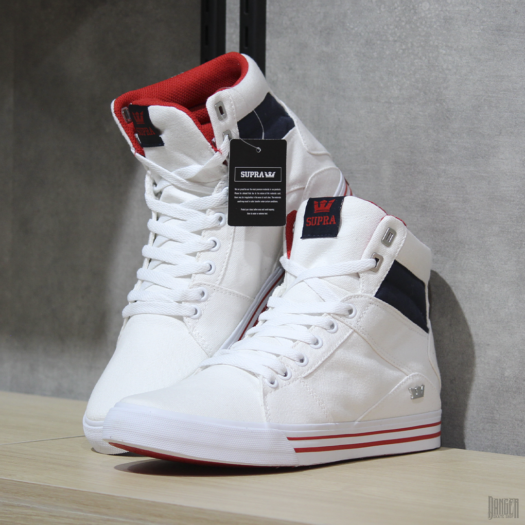 Tenis Supra Footwear Aluminum Navy Star White