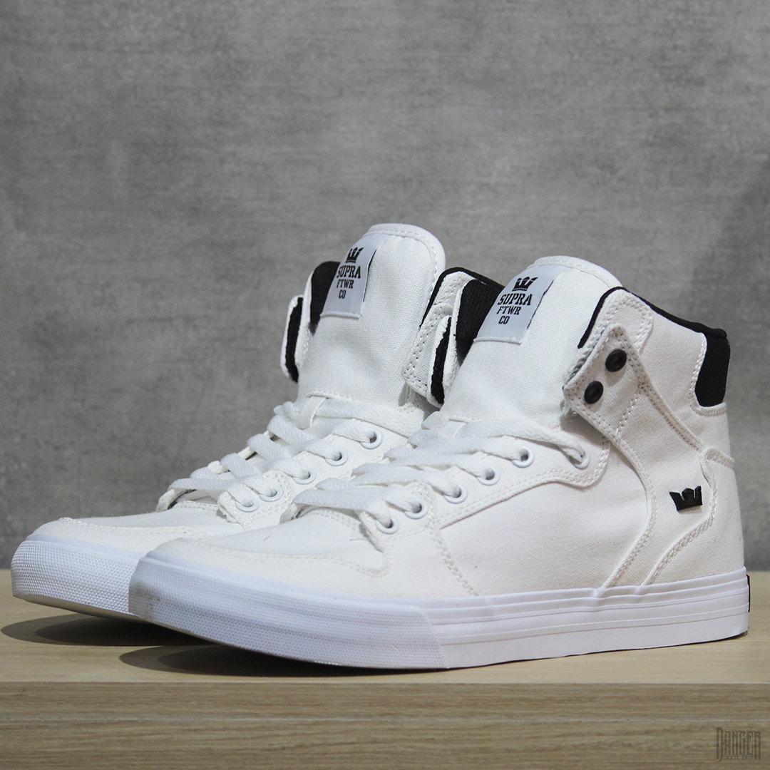 Tenis Supra Footwear Vaider White Black White