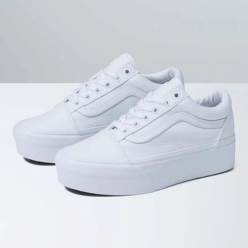 Tenis Vans Old Skool Stac True White