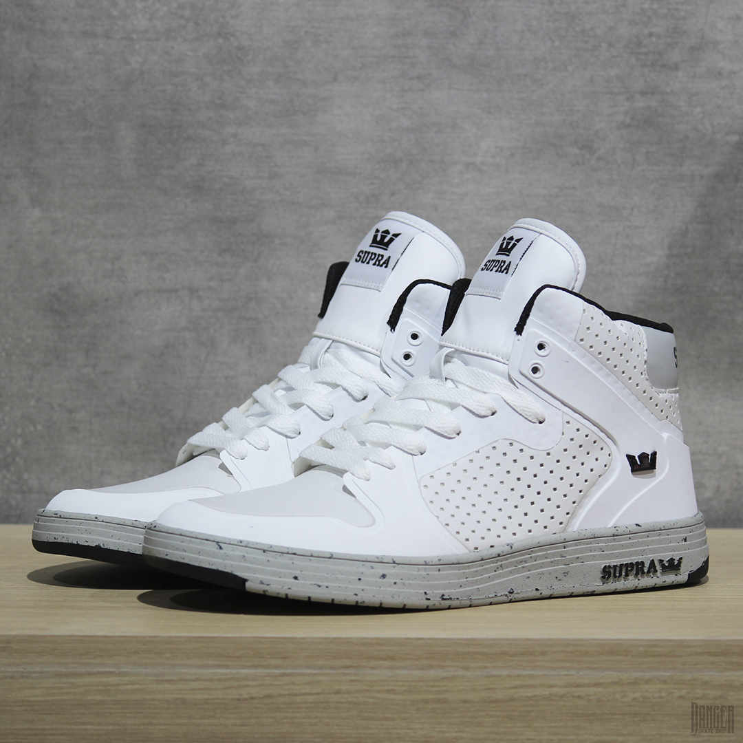 Tenis Supra Footwear Vaider 2.0 LX White LT Grey LT Grey