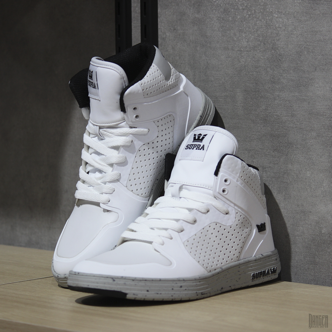 Tenis Supra Footwear Vaider 2.0 LX White LT Grey LT Grey