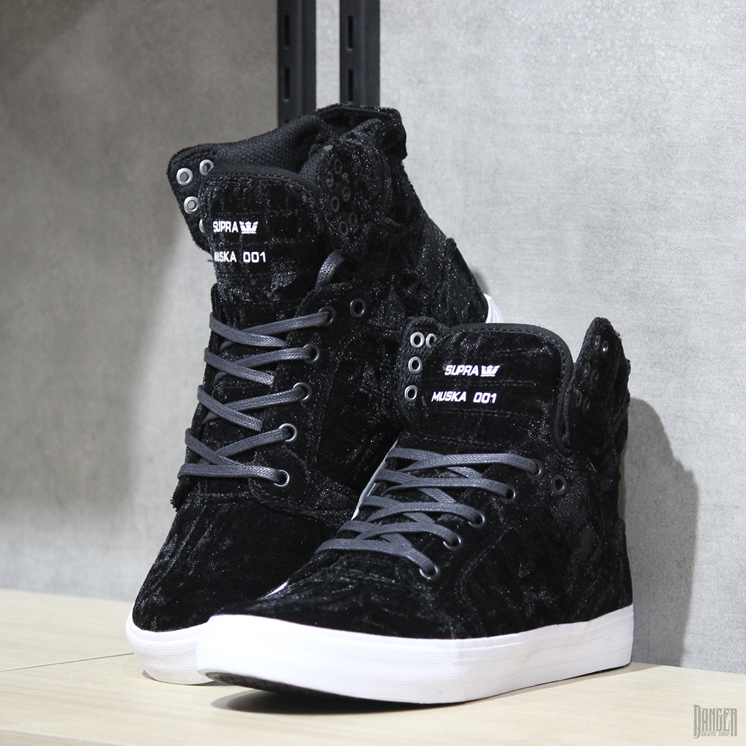 Tenis Supra Footwear Skytop Black White White