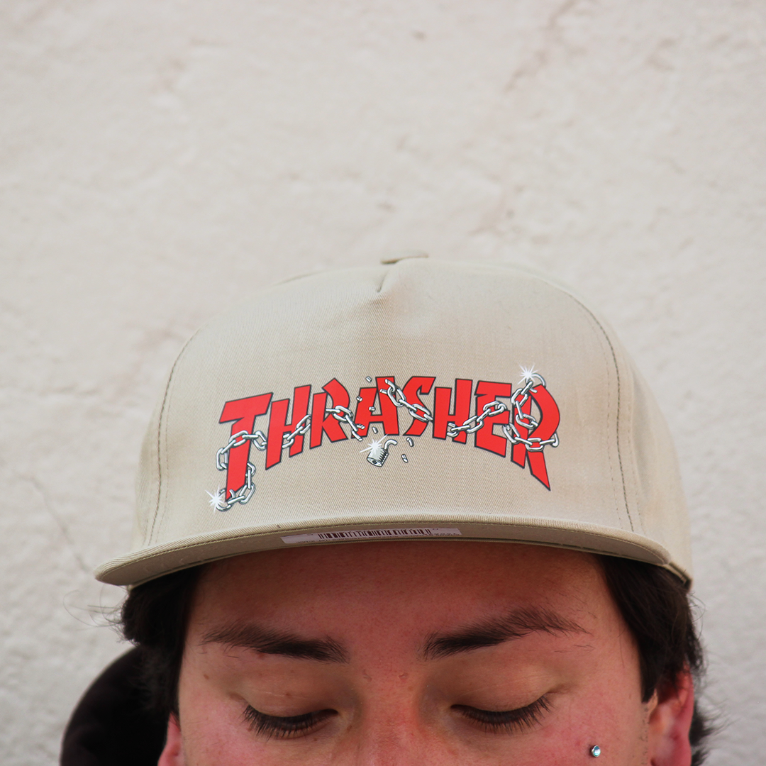 Gorra Thrasher Chains by Daniel Shepard Khaki