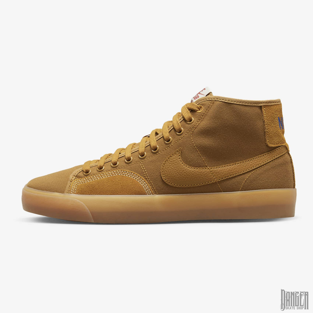 Tenis Nike SB Blazer Court Mid Premium Camel Gum