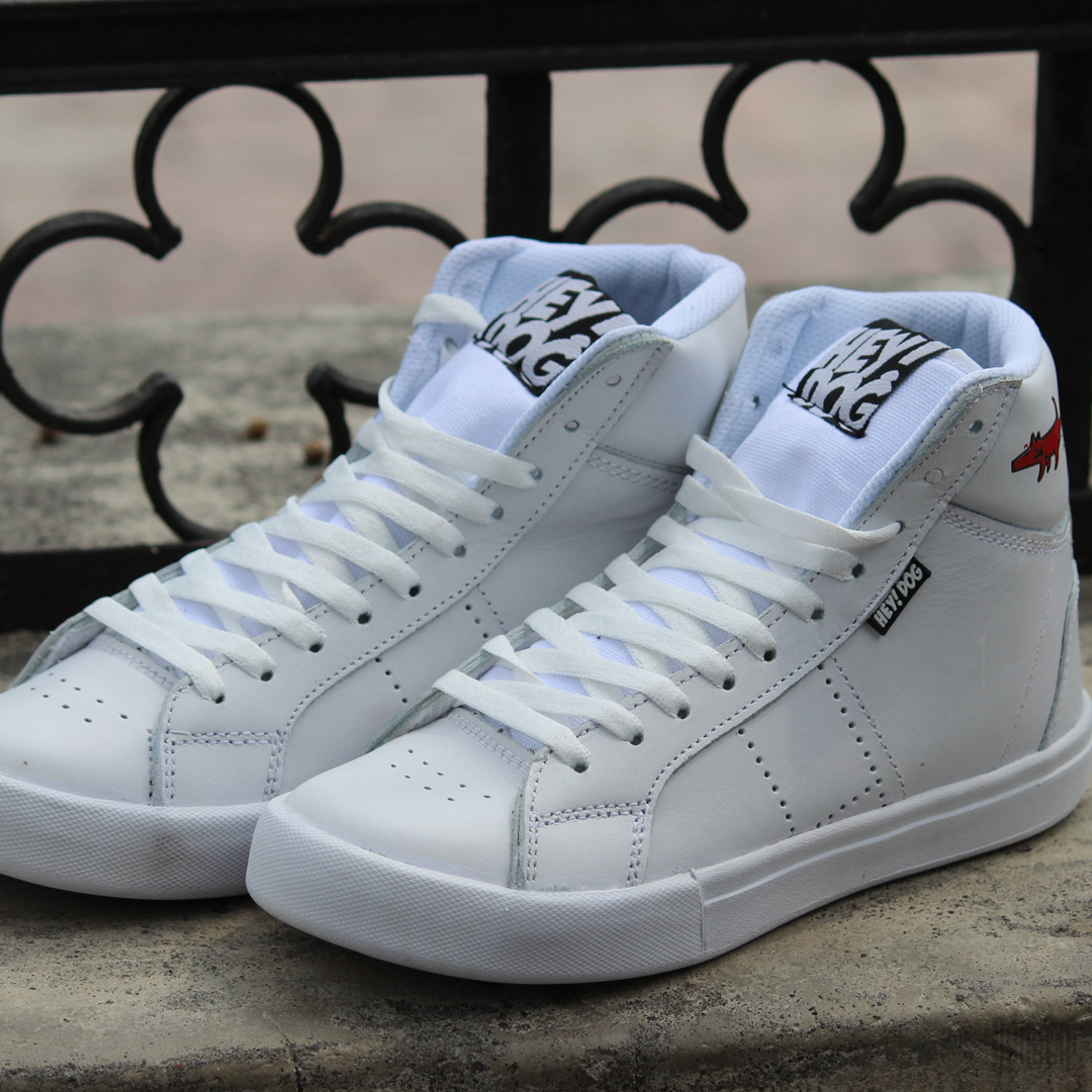 Tenis Hey! Dog Bravo Hi Solid White