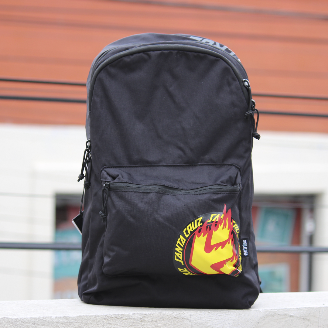 Mochilas Etnies X Santa Cruz SC Flame Fader Black