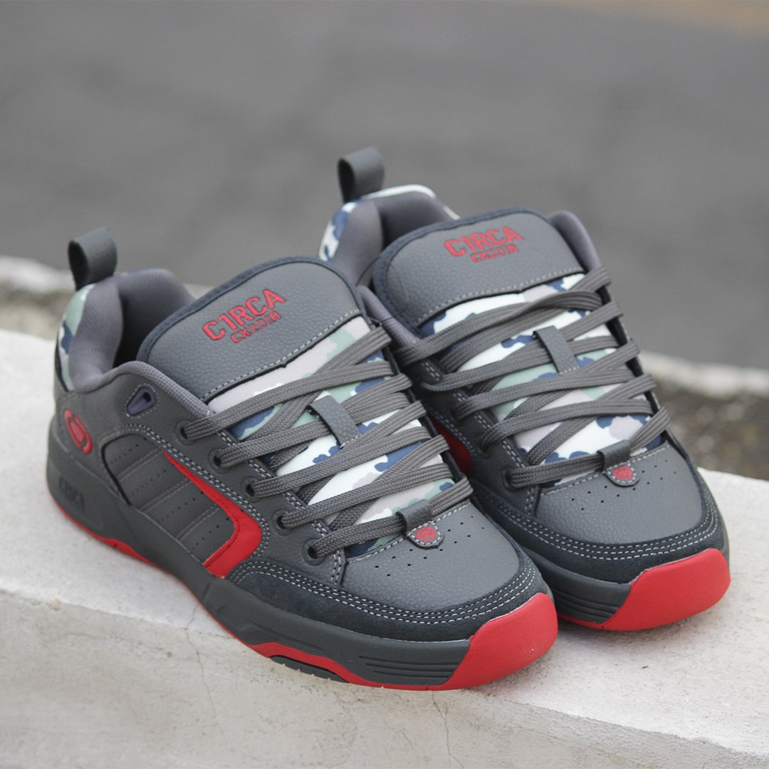 Tenis C1rca CX201R Dark Grey Red Camo