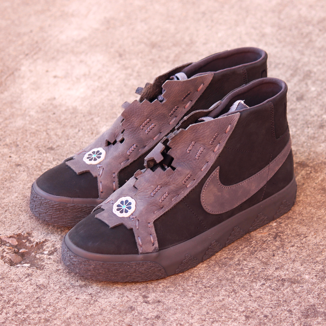 Tenis Nike Zoom Blazer Mid QS / Anthcracite-DK Smoke Grey