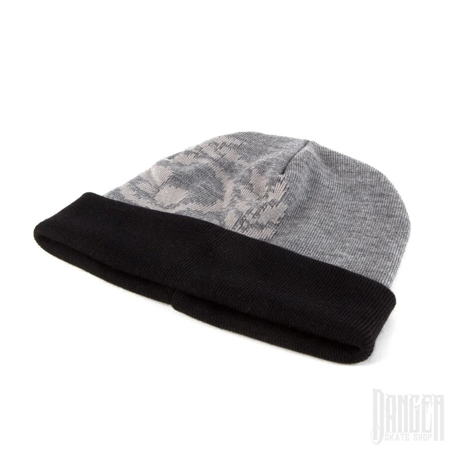 Beanie Antifashion Logo Gris Negro