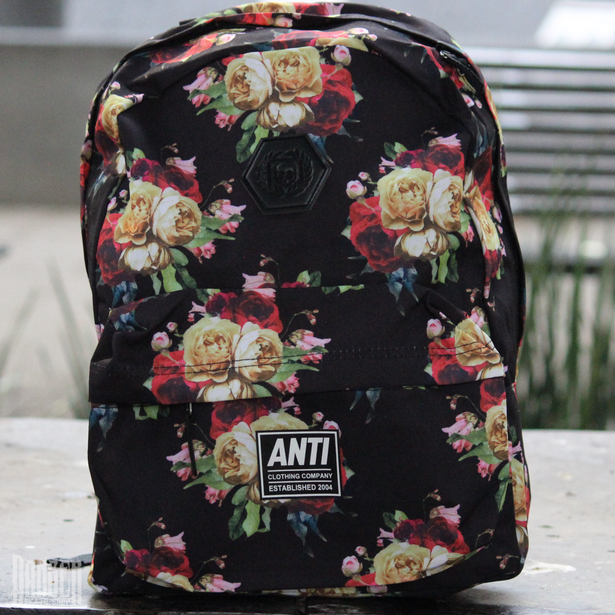 Mochila Antifashion Flowers Black