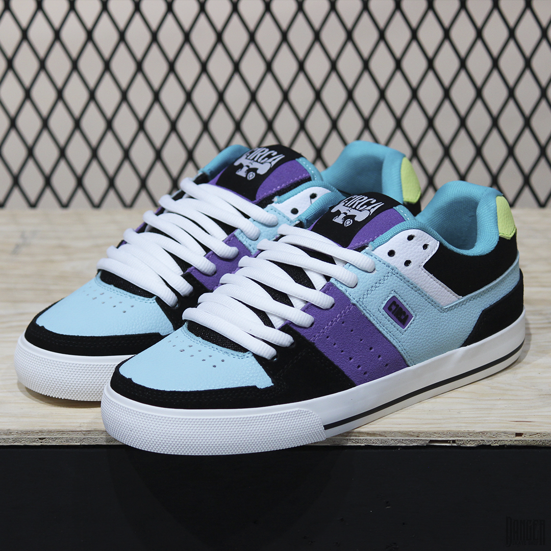 Tenis C1rca Widowmaker Black Sea Blue Liliac Canvas Suede Action Leather