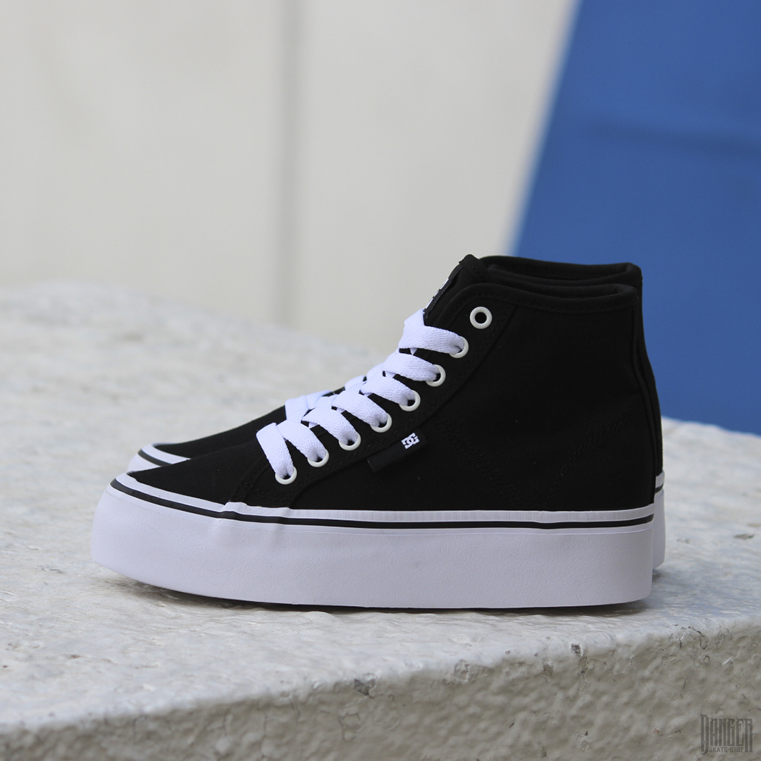 Tenis DC Manual Hi Platform Black White