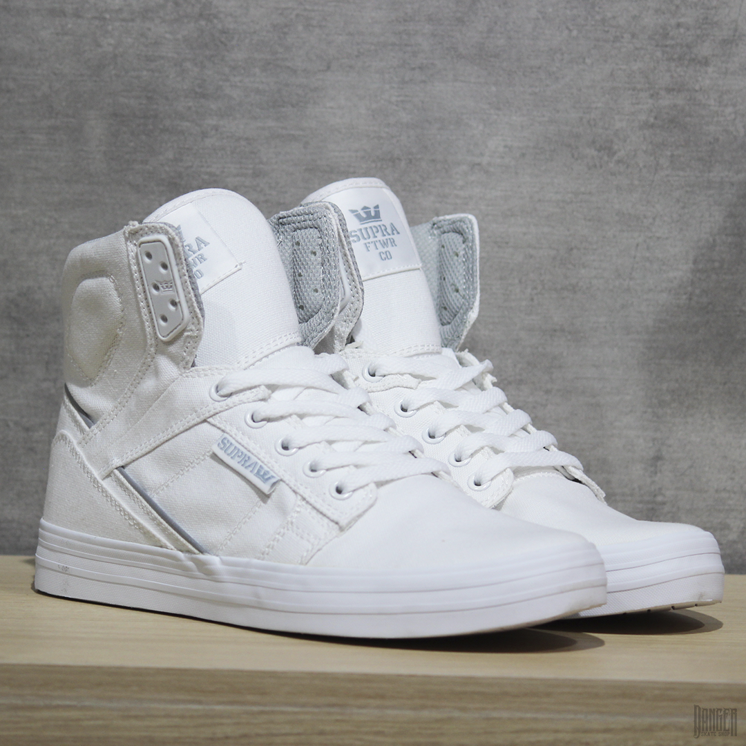 Tenis Supra Footwear Ridgemont White White Canvas