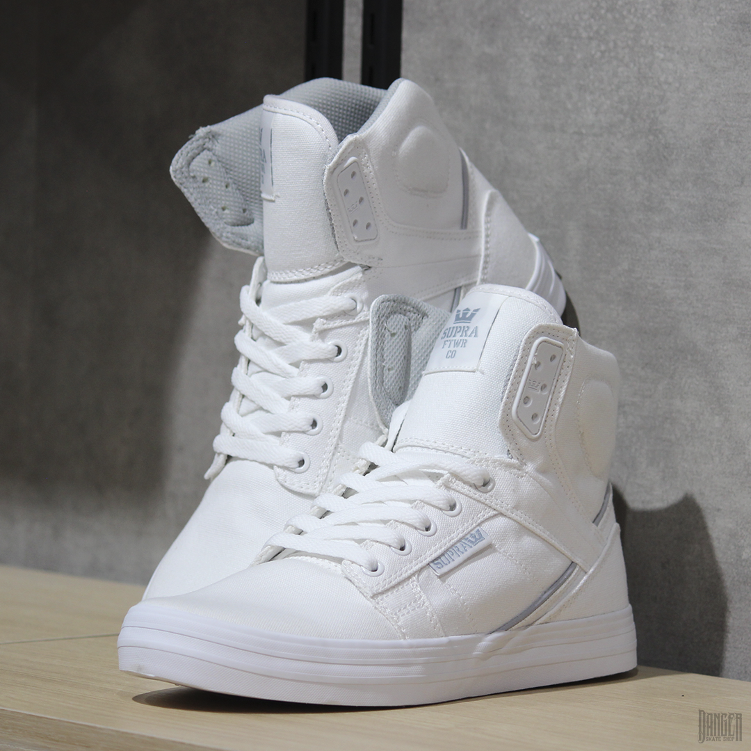 Tenis Supra Footwear Ridgemont White White Canvas