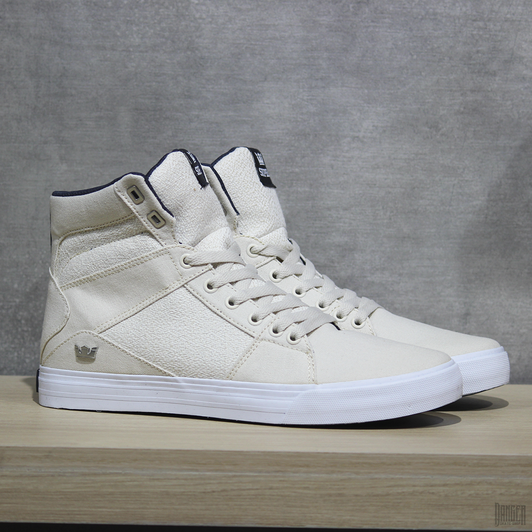 Tenis Supra Footwear Aluminum Bone White