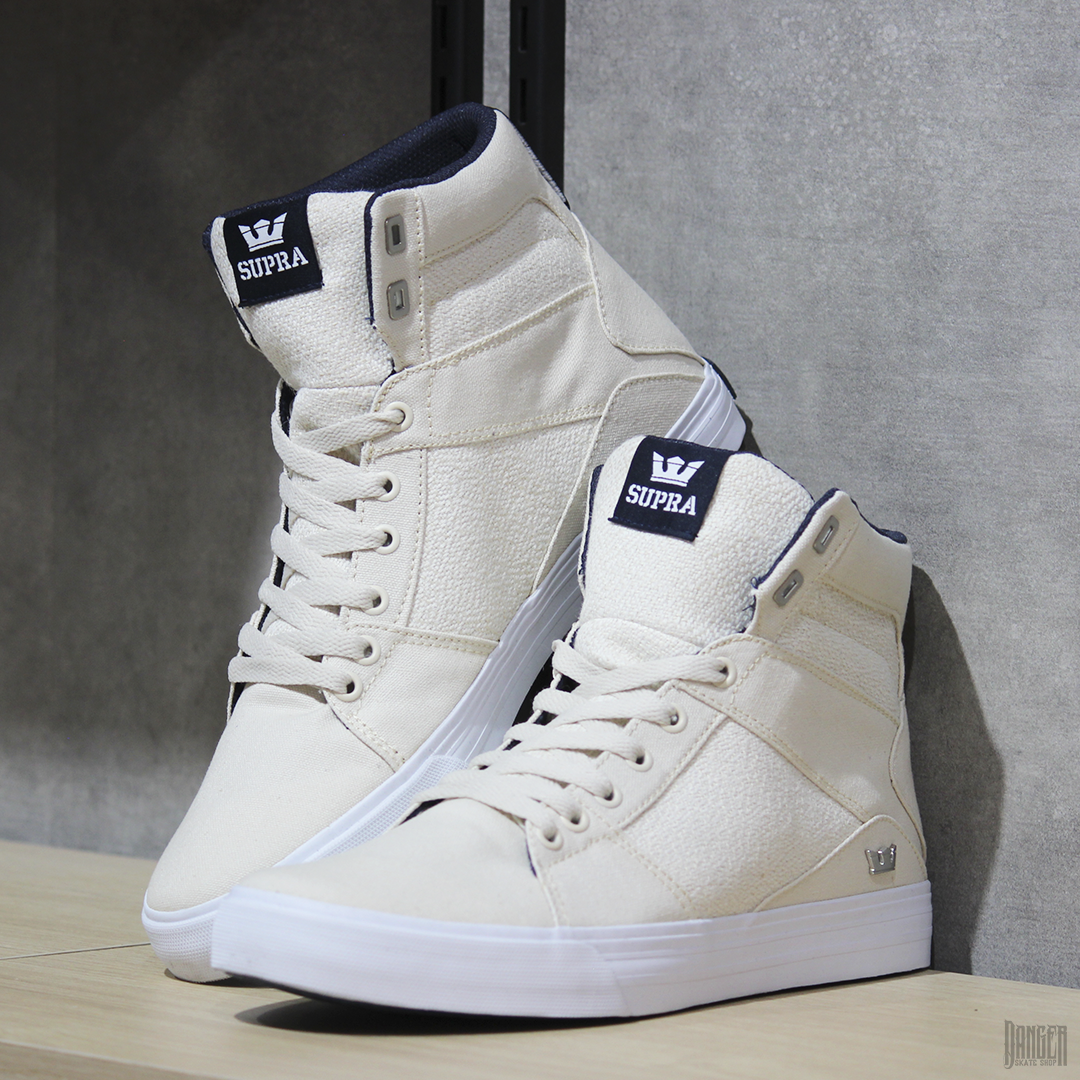 Tenis Supra Footwear Aluminum Bone White