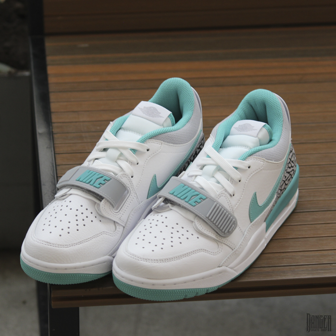 Tenis Nike Jordan Legacy 312 Low White Turquois