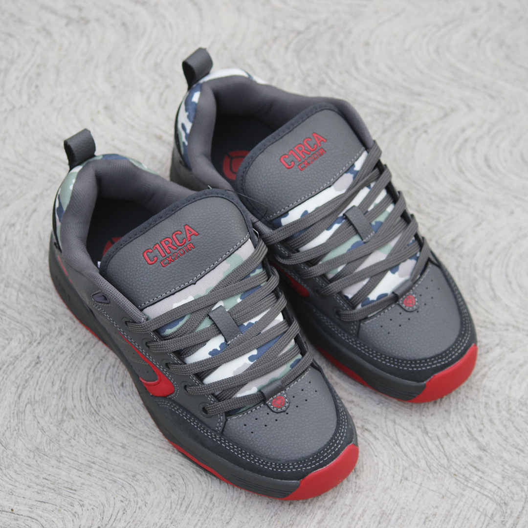 Tenis C1rca CX201R Dark Grey Red Camo