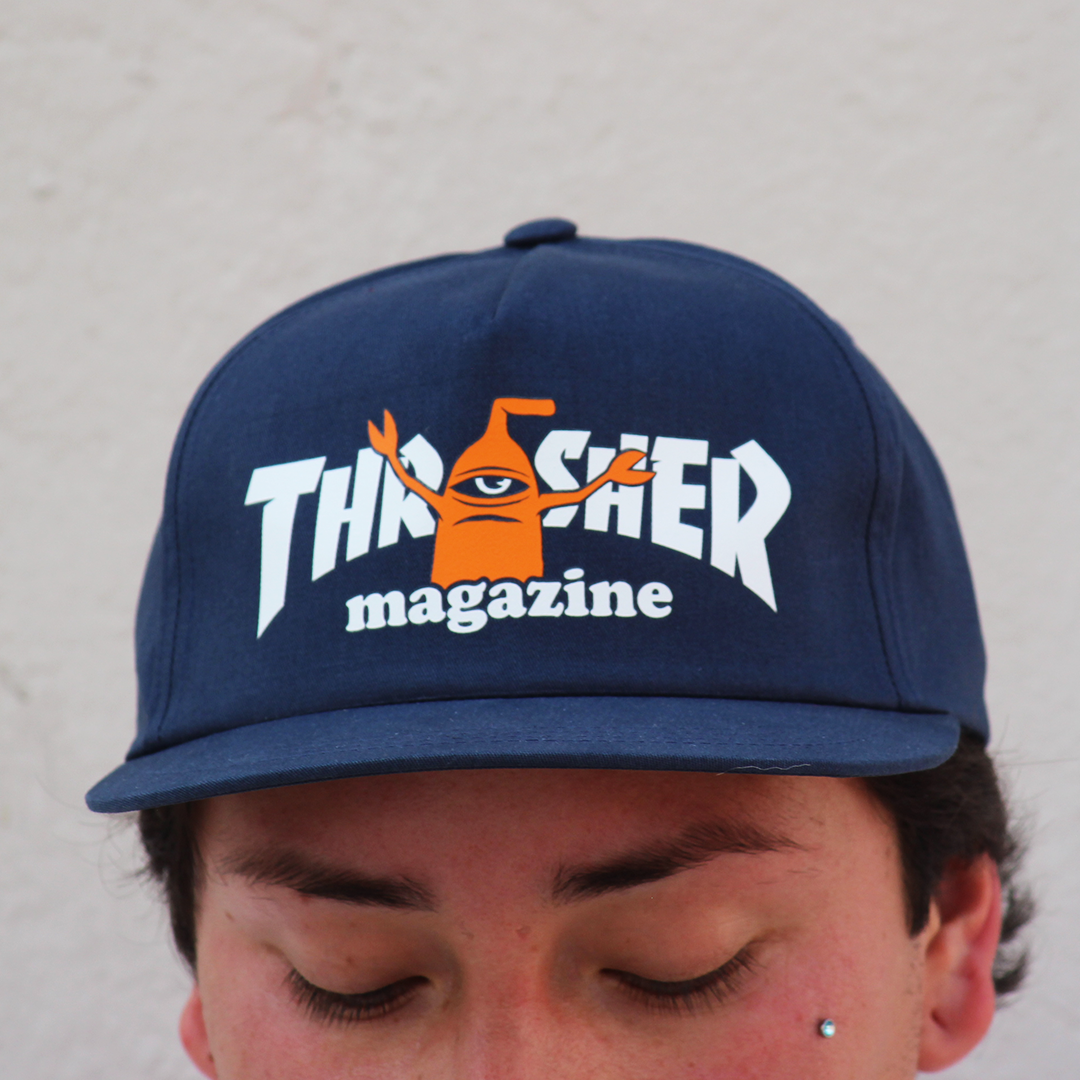 Gorra Thrasher X Toy machine Sect Navy