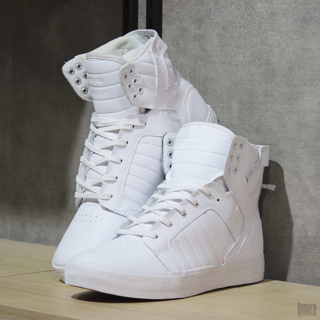 Tenis Supra Footwear Skytop White White Red