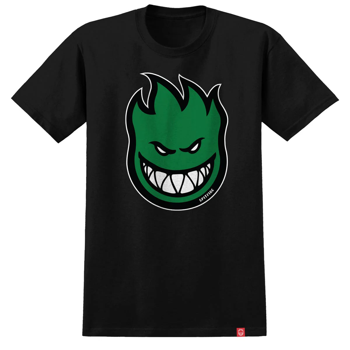 Playera Spitfire Bighead Fill Black Green