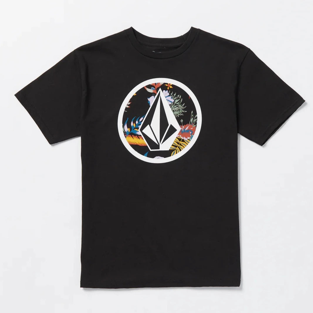 Playera Volcom Crisp Stone Fil SST Black