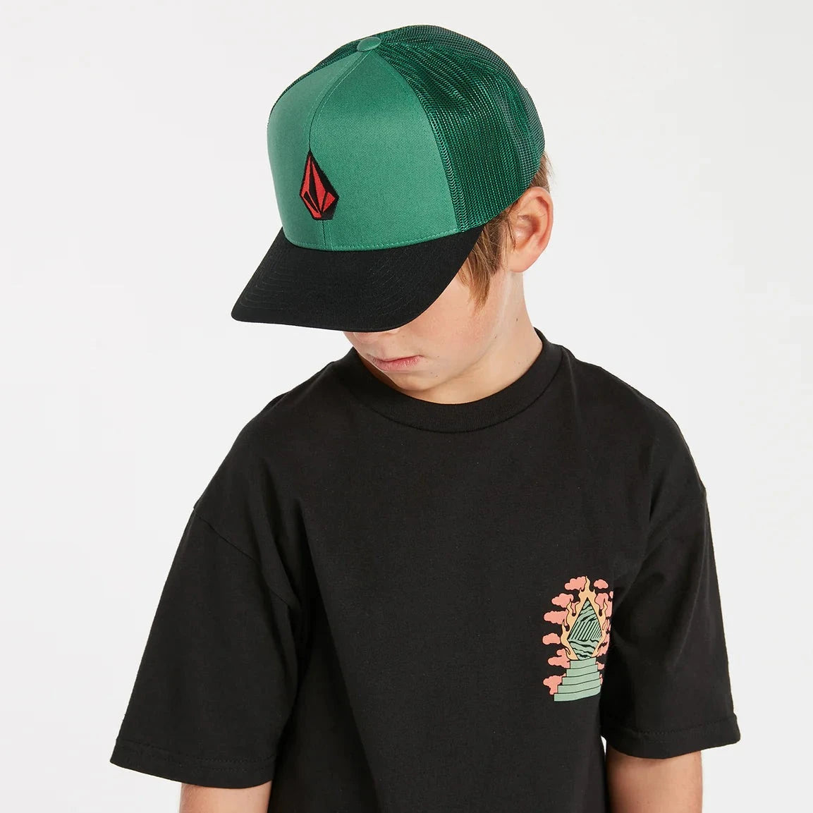 Gorra Volcom Full Stone Cheese Fir Green