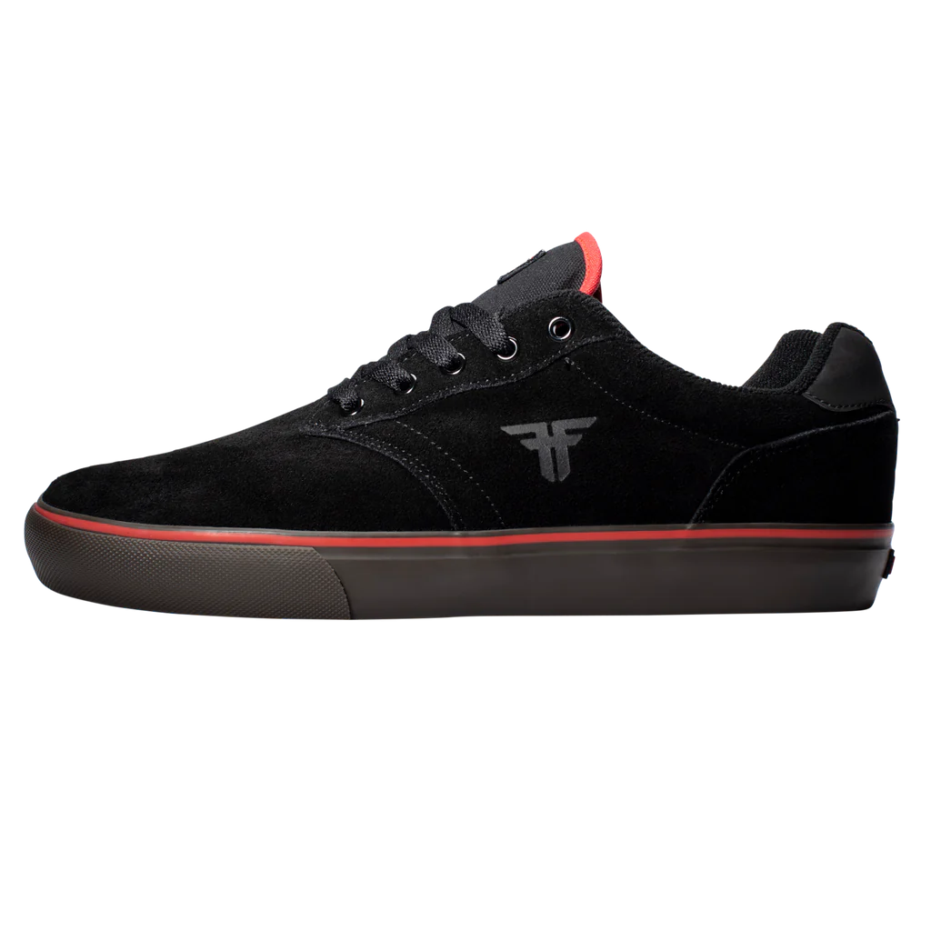 Tenis Fallen The Goat Black Red Gum Vulc