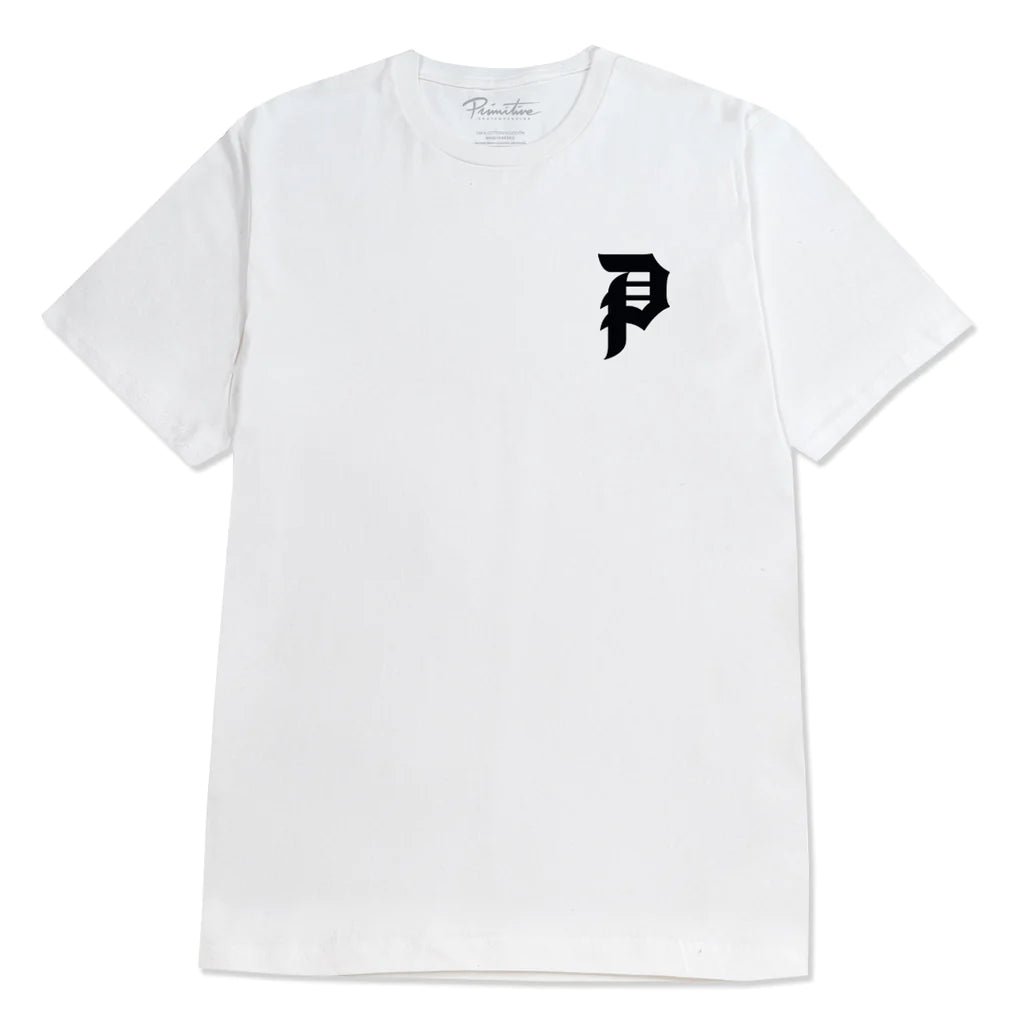 Playera Primitive Vida White