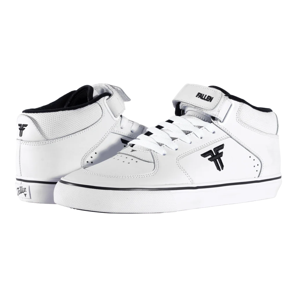 Tenis Fallen Tremont Mid White Black Vulc