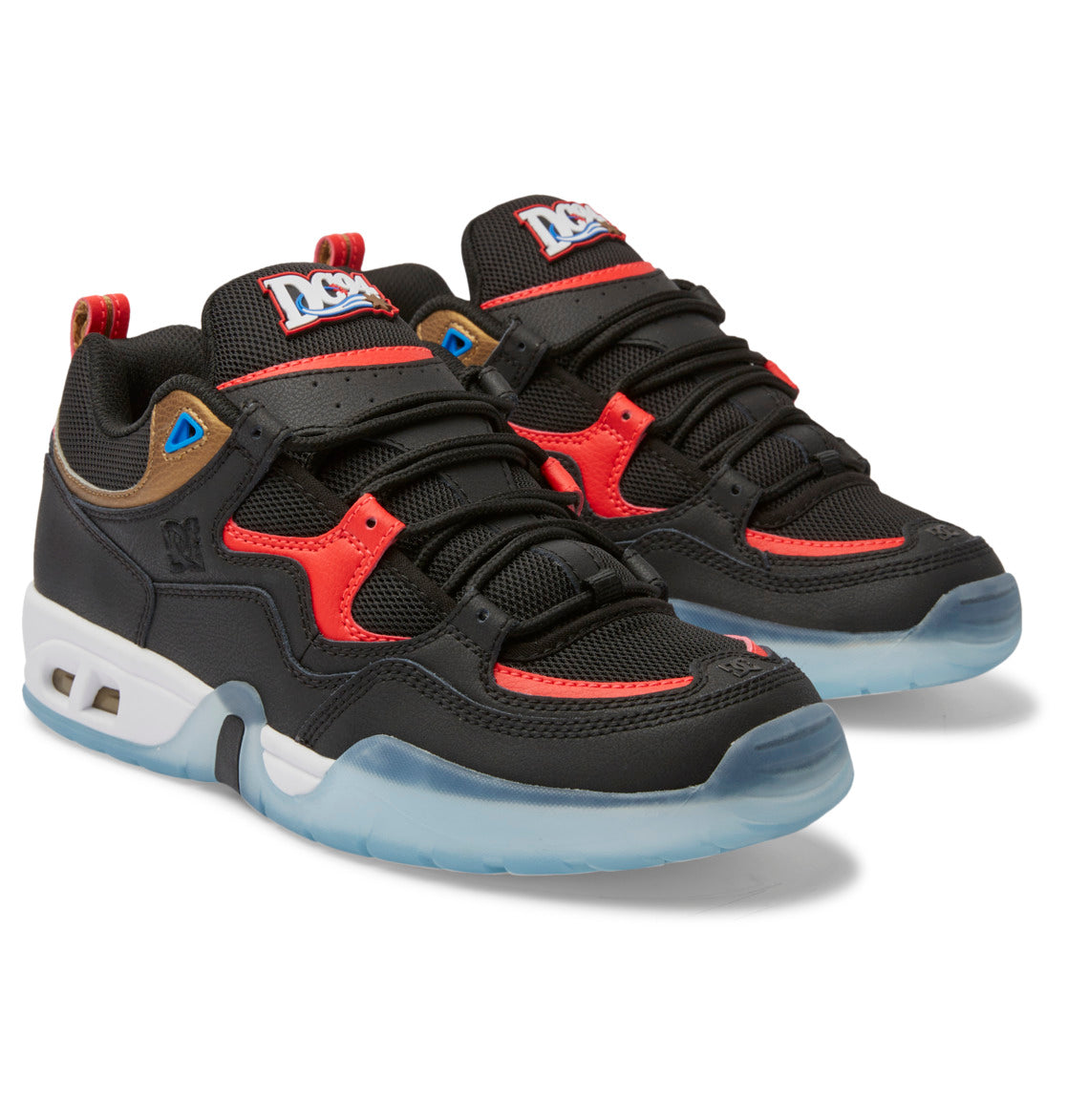 Tenis DC Truth OG Black Red Blue