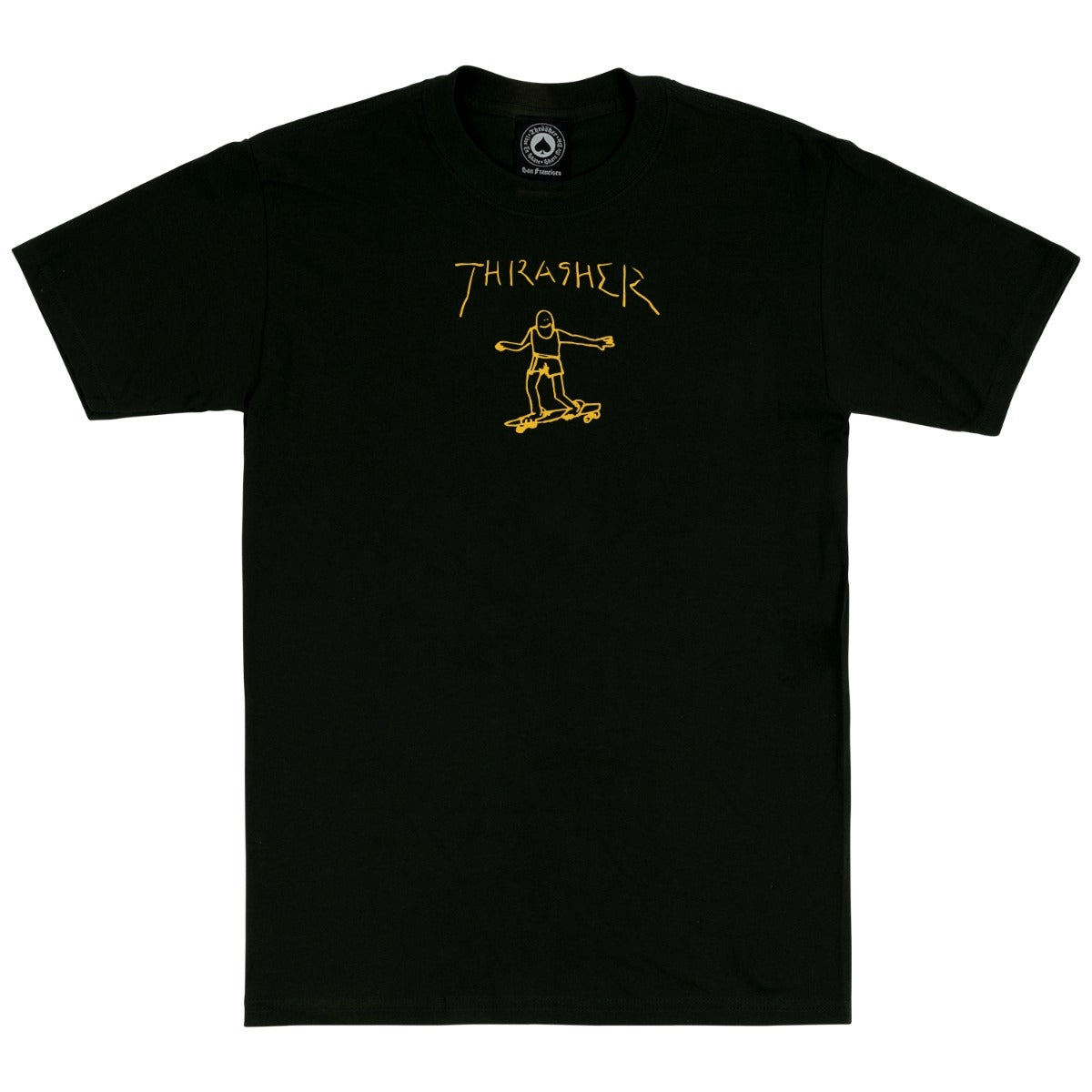 Playera Thrasher Gonz Yellow Black