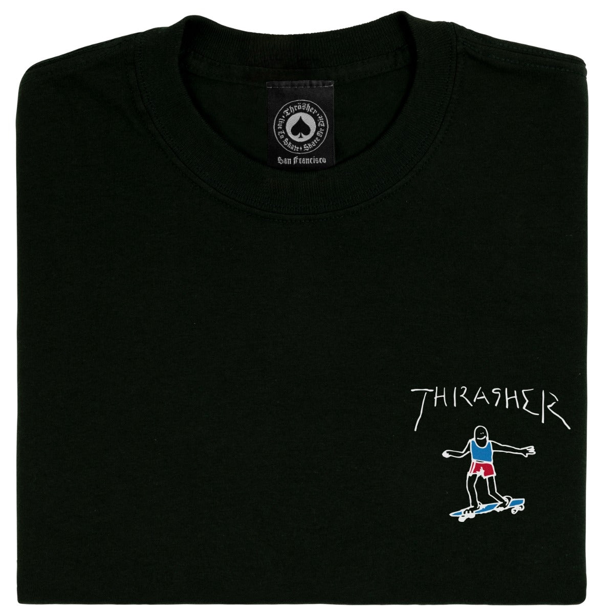 Playera Thrasher Gonz Mini Logo Black