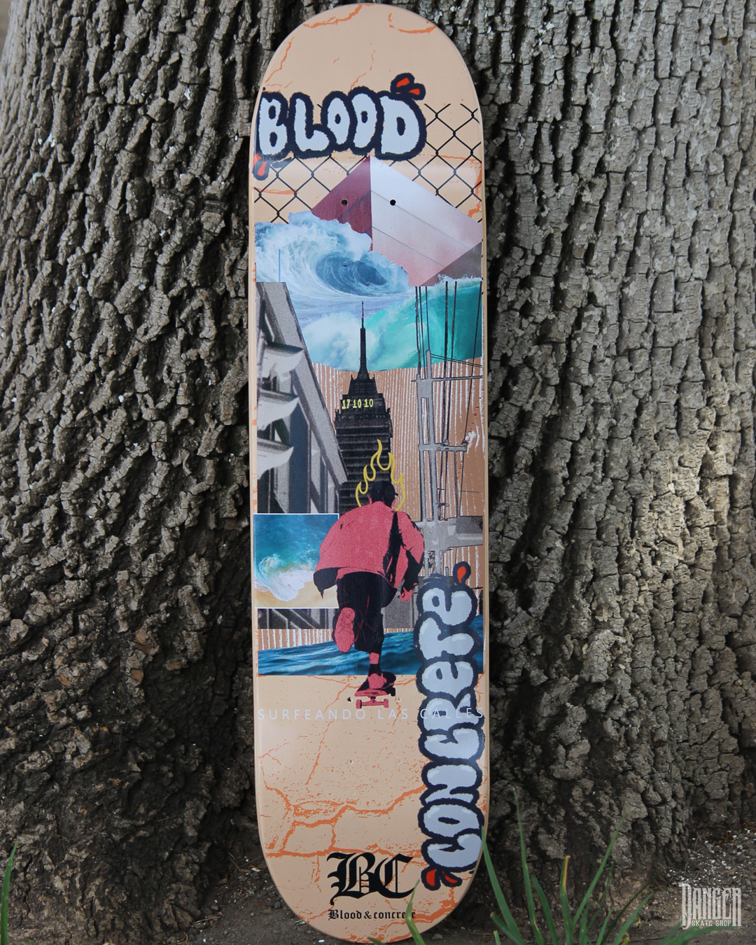 Tabla Blood & Concrete Surfeando