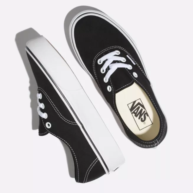 Tenis Vans Authentic Platform 2.0 Black White