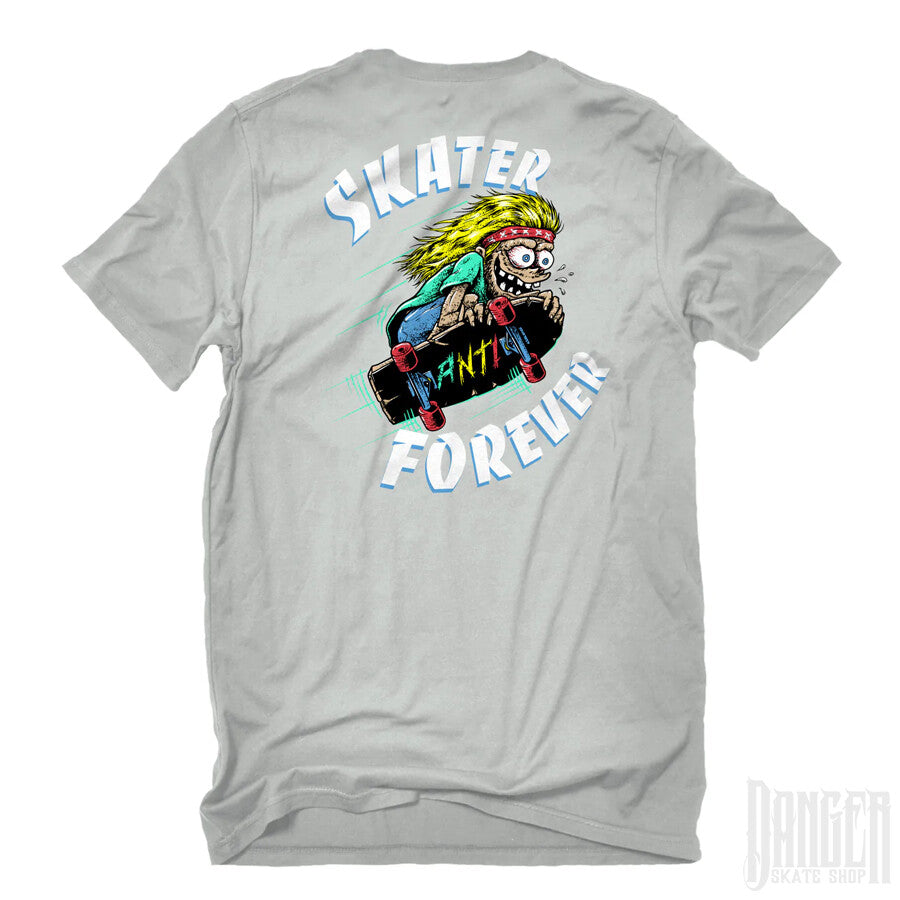 Playera Antifashion Skater Forever Light Grey