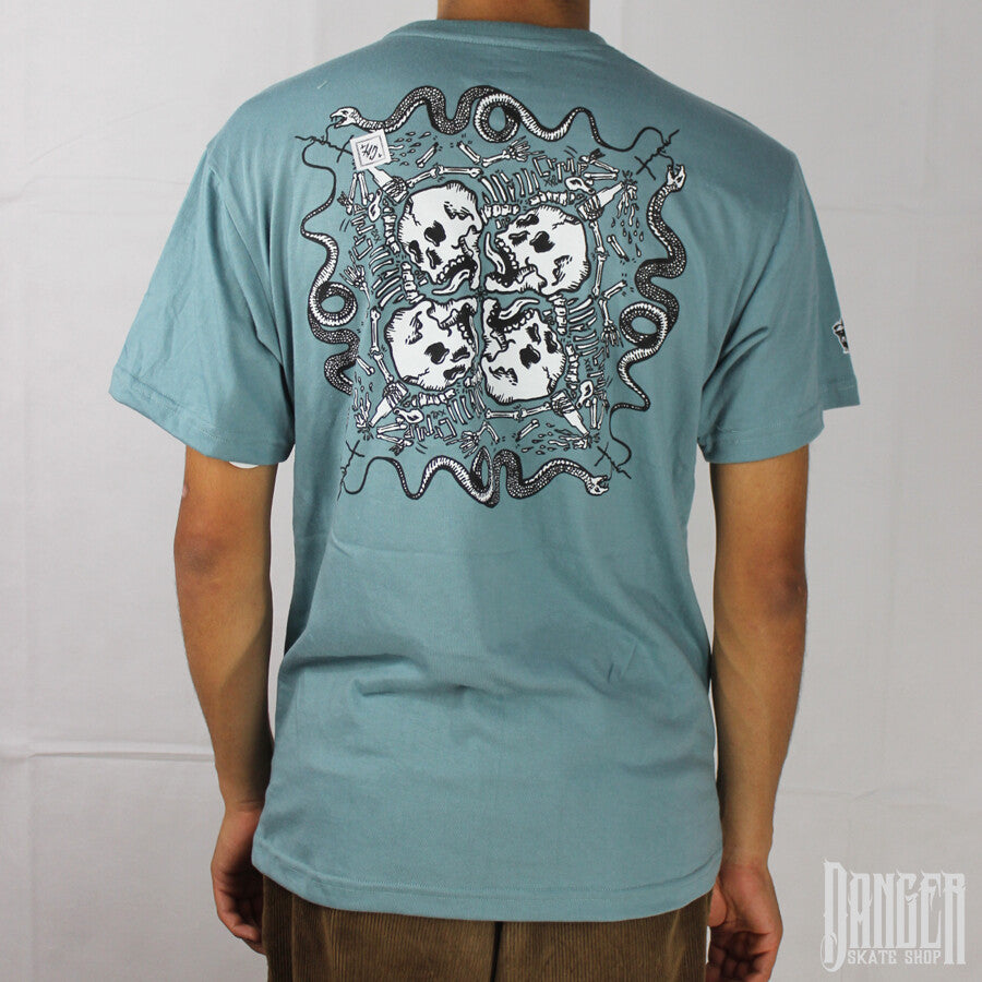 Playera Cramp Hellcloth Aqua