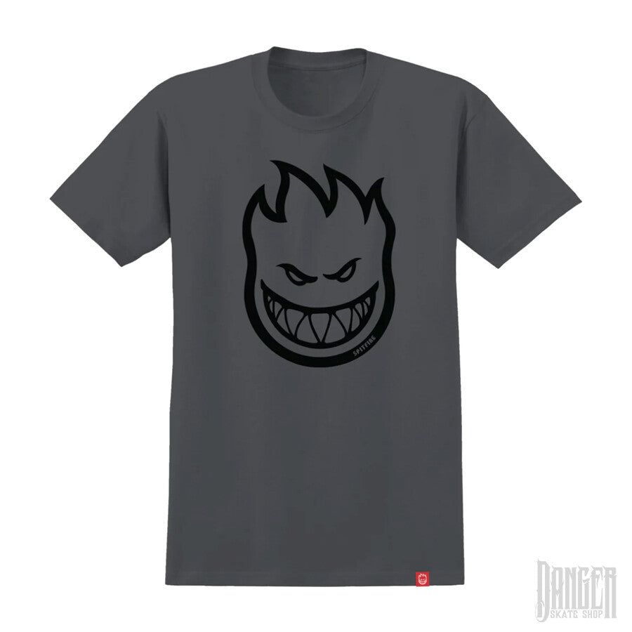 Playera Spitfire Bighead Charcoal Black