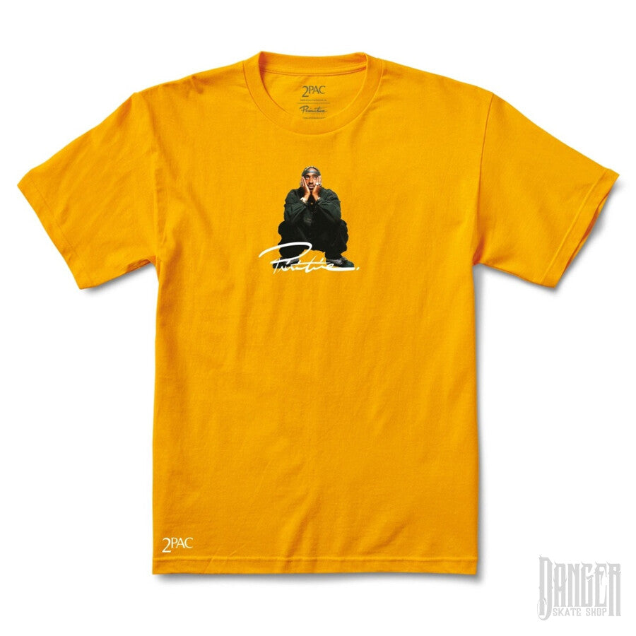 Playera Primitive X Tupac Shakur Tee Gold