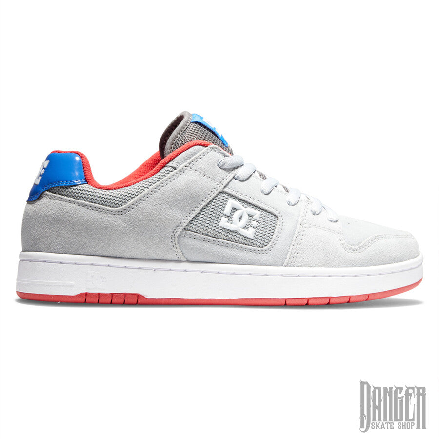 Tenis DC Manteca 4 S Grey Red Blue