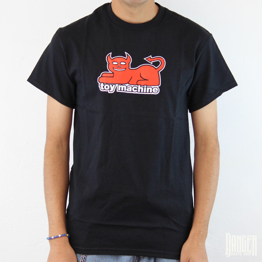 Playera Toy Machine Devil Cat Black