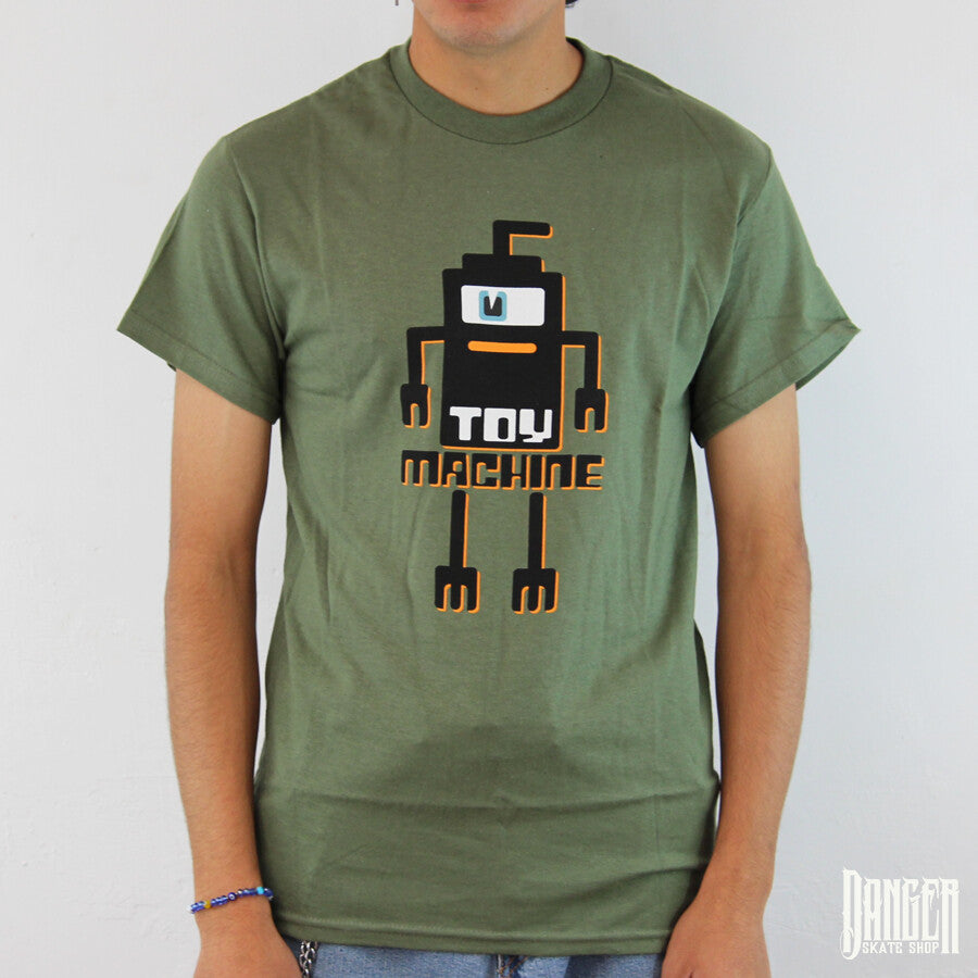 Playera Toy Machine Binary Military Green