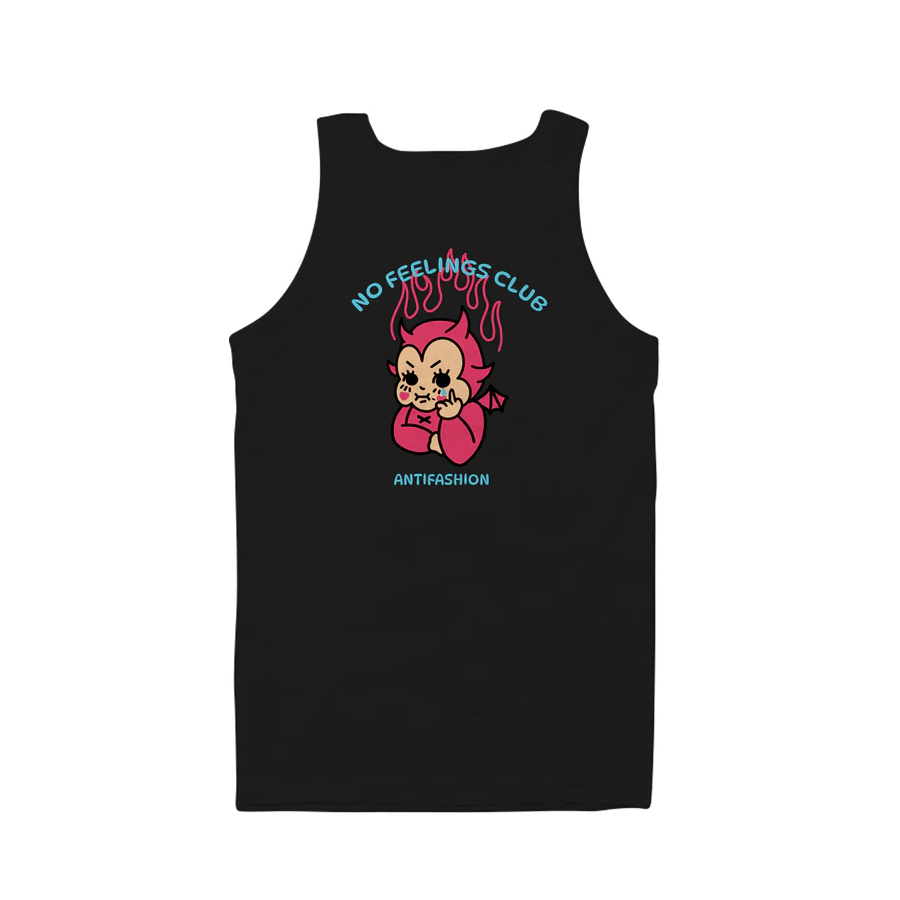 Tank top Antifashion No Feelings Black