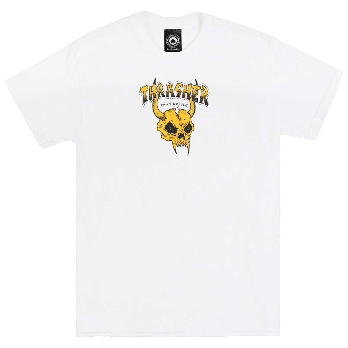 Playera Thrasher Barbarian White