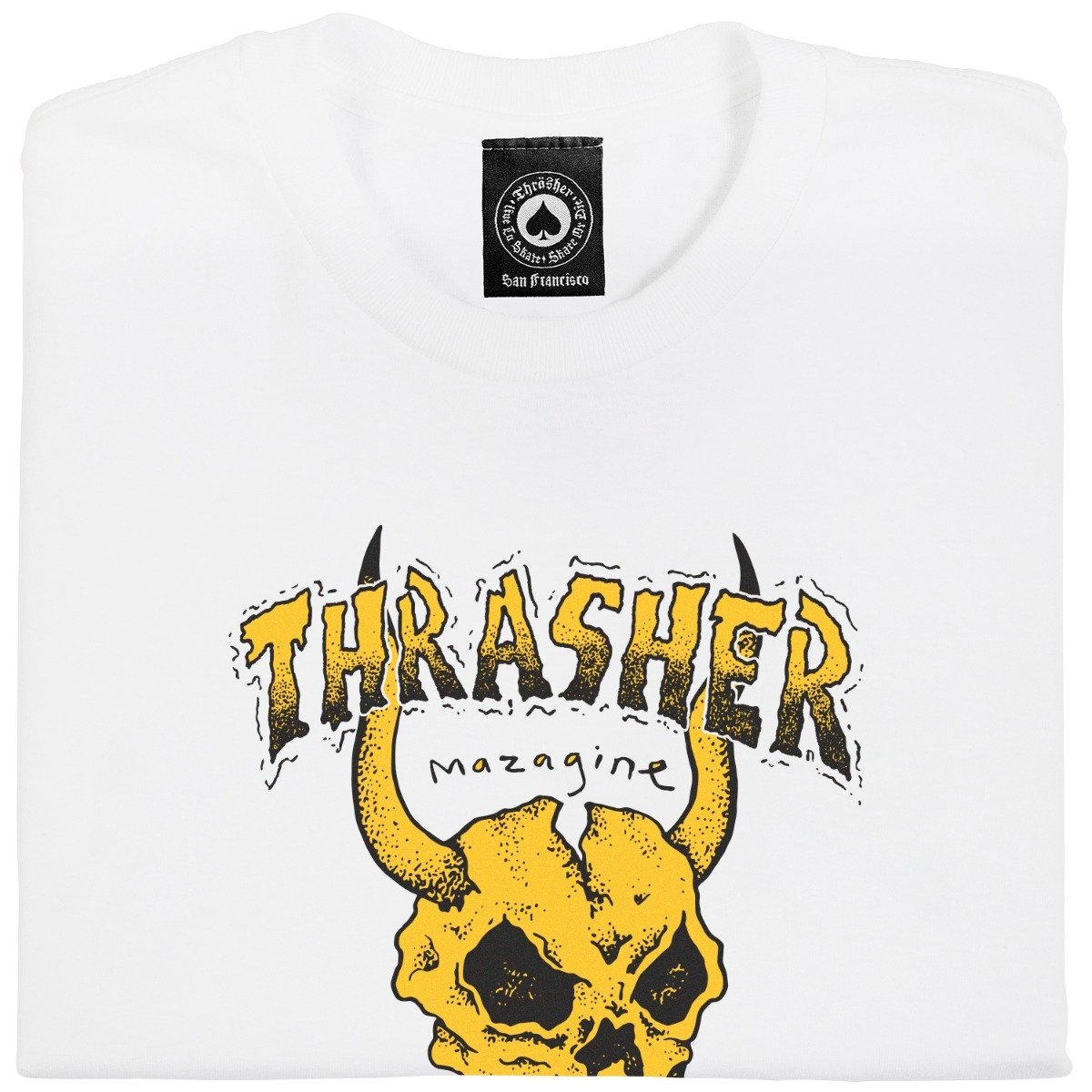 Playera Thrasher Barbarian White