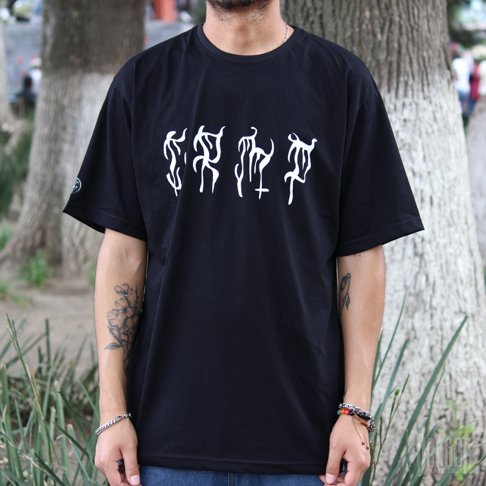 Playera Cramp Melt Logo Black