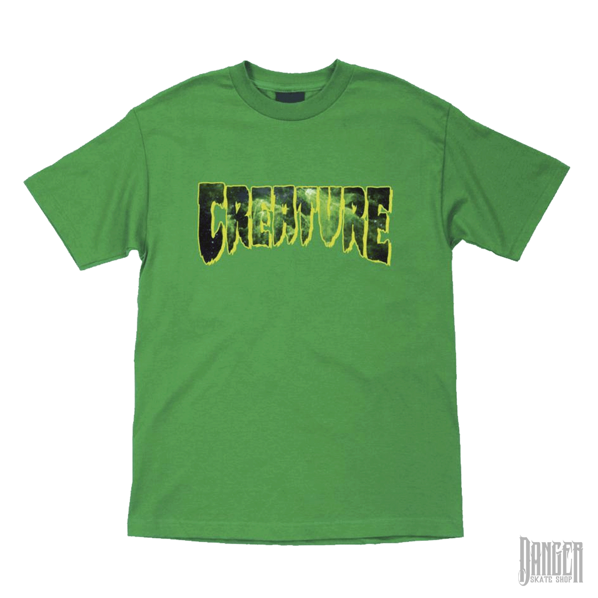 Playera Cramp Space Logo Kelly Green