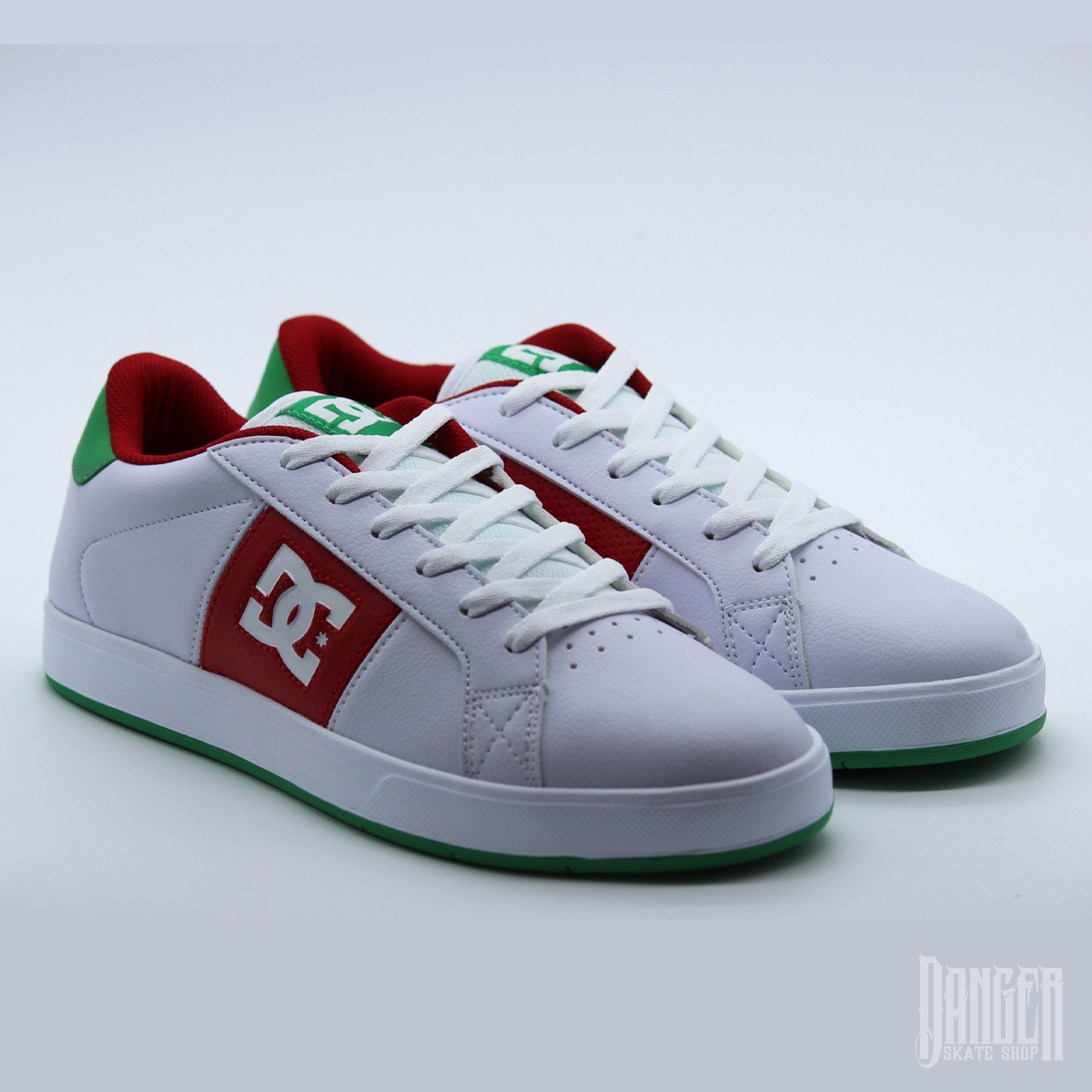 Tenis DC Striker SN White Red Green