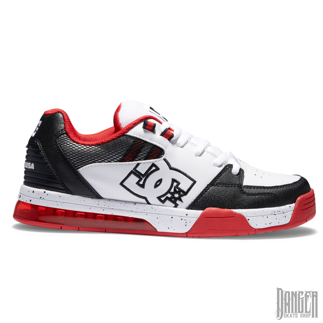 Tenis DC Versatile LE White Black Red