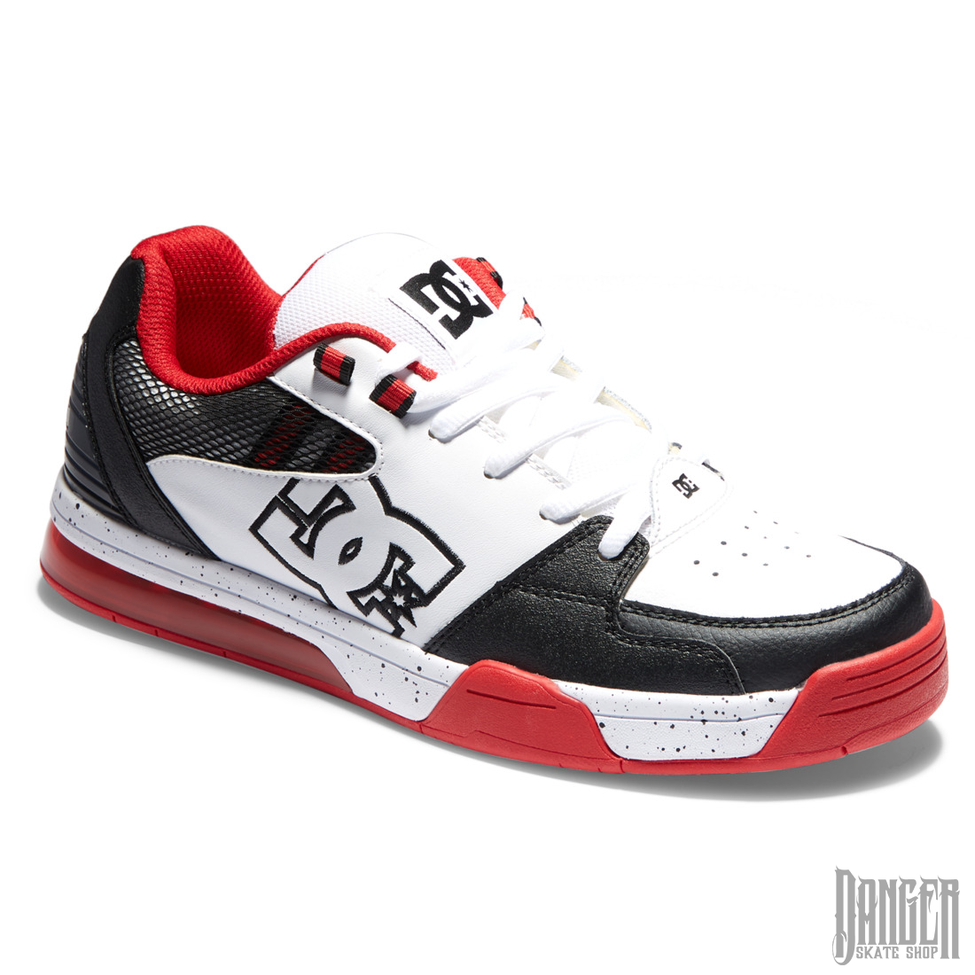 Tenis DC Versatile LE White Black Red